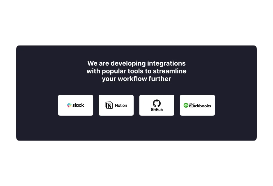 Integrations with popular tools image